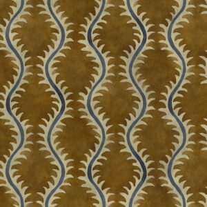 brown contemporary velvet-chenille fabric from Linwood Fabrics