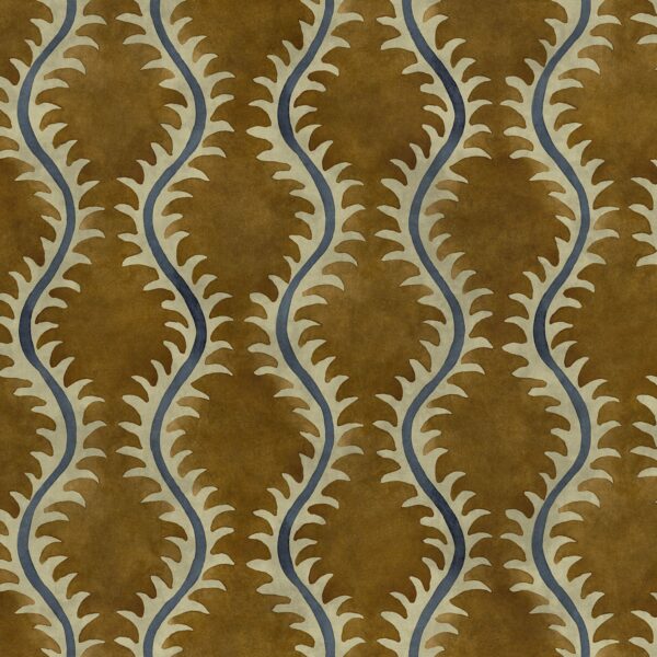 brown contemporary velvet-chenille fabric from Linwood Fabrics