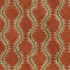red contemporary velvet-chenille fabric from Linwood Fabrics