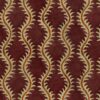 red contemporary velvet-chenille fabric from Linwood Fabrics