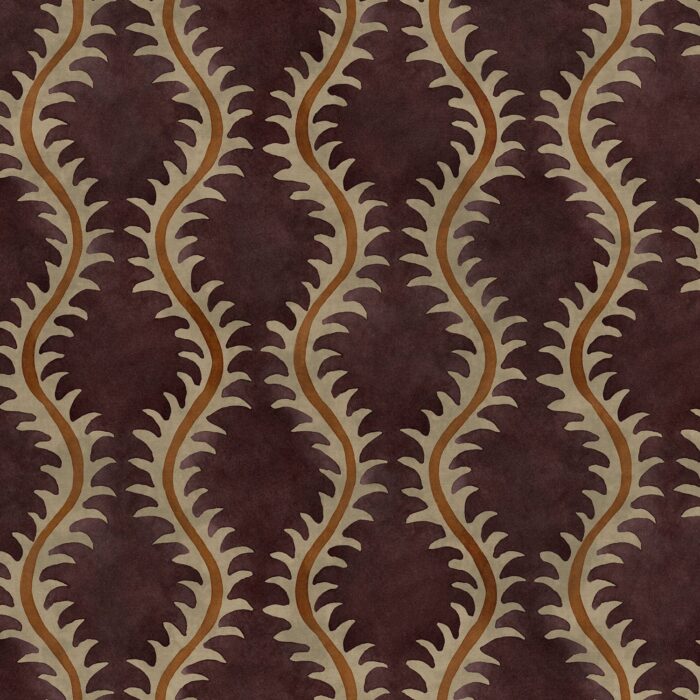 Helter Skelter Fabric - Grape swatch