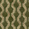 green contemporary velvet-chenille fabric from Linwood Fabrics