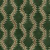 green contemporary velvet-chenille fabric from Linwood Fabrics