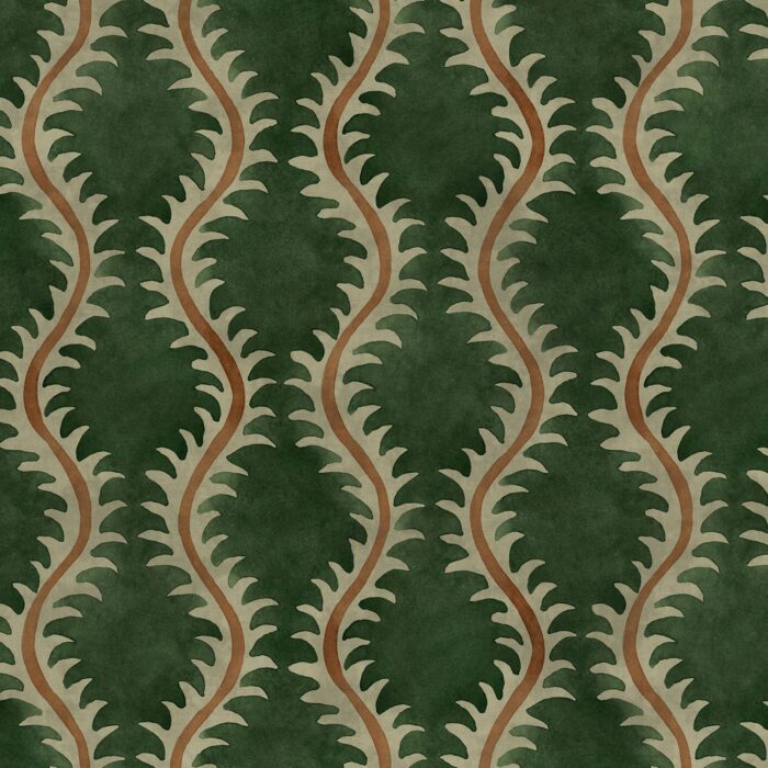 Helter Skelter Fabric - Forest swatch