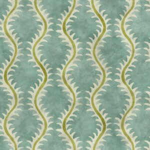 blue contemporary velvet-chenille fabric from Linwood Fabrics