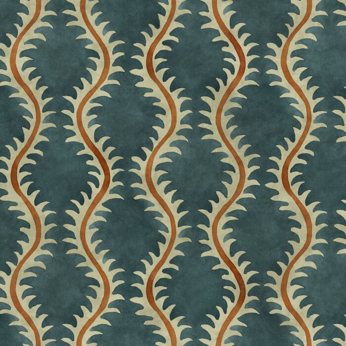 Helter Skelter Fabric - Volcano swatch