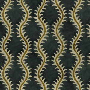 blue contemporary velvet-chenille fabric from Linwood Fabrics