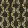 black-grey contemporary velvet-chenille fabric from Linwood Fabrics