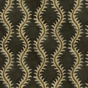 black-grey contemporary velvet-chenille fabric from Linwood Fabrics