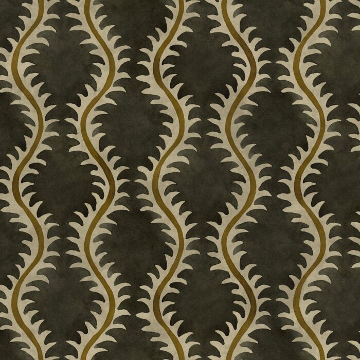 Helter Skelter Fabric - Coal swatch
