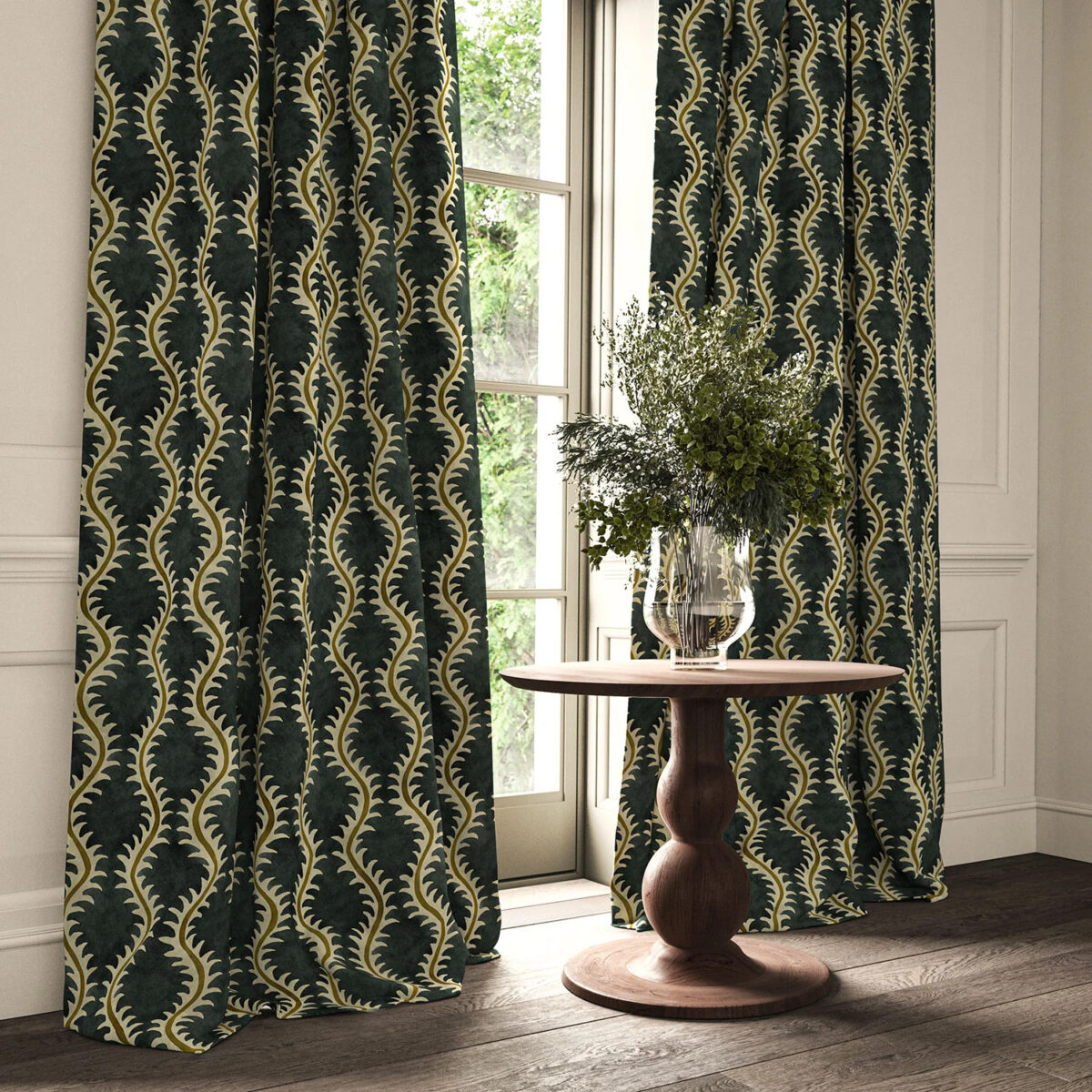 Helter Skelter Fabric - Midnight by Helter Skelter Fabric - Midnight from