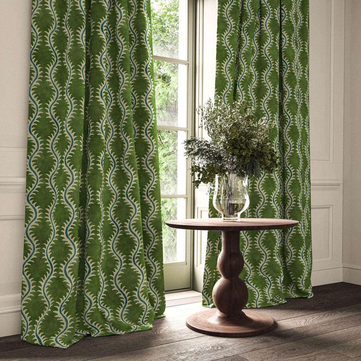 Helter Skelter Fabric - Grass by Helter Skelter Fabric - Grass from