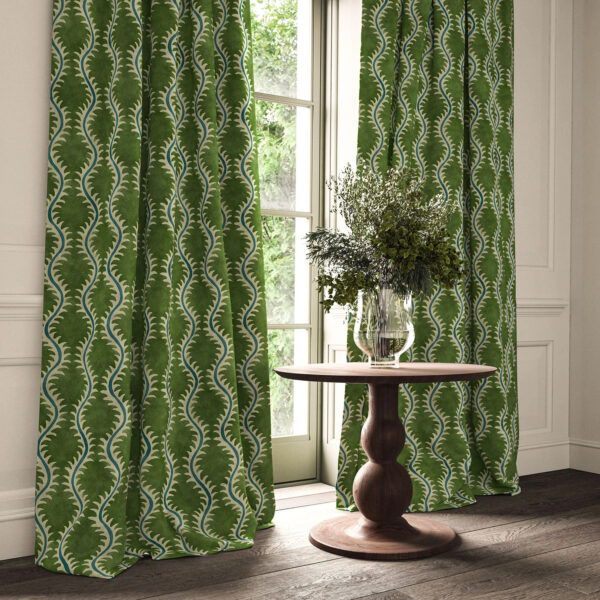 Helter Skelter Fabric - Grass by Helter Skelter Fabric - Grass from