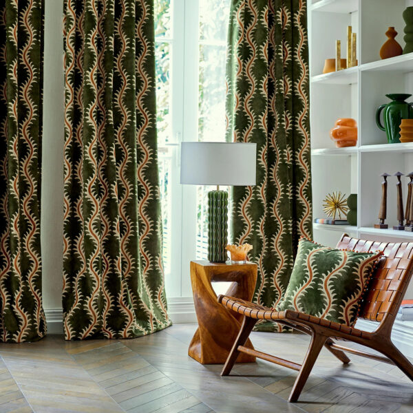 Helter Skelter Fabric - Moss by Helter Skelter Fabric - Moss from