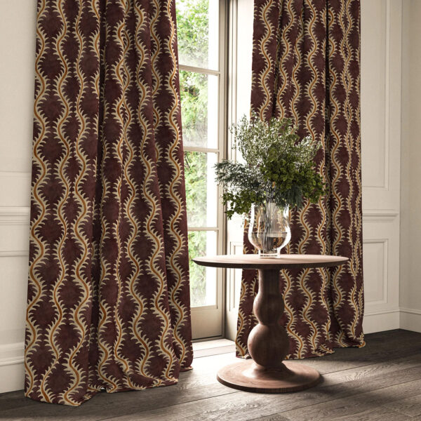 Helter Skelter Fabric - Grape by Helter Skelter Fabric - Grape from
