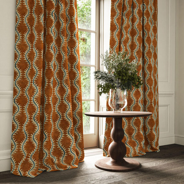 Helter Skelter Fabric - Paprika by Helter Skelter Fabric - Paprika from