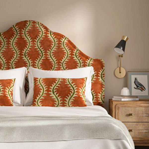 Helter Skelter Fabric - Coral by Helter Skelter Fabric - Coral from