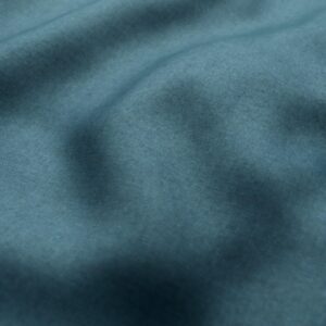 blue plain velvet-chenille fabric from Wemyss