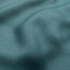 blue plain velvet-chenille fabric from Wemyss