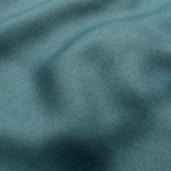 blue plain velvet-chenille fabric from Wemyss