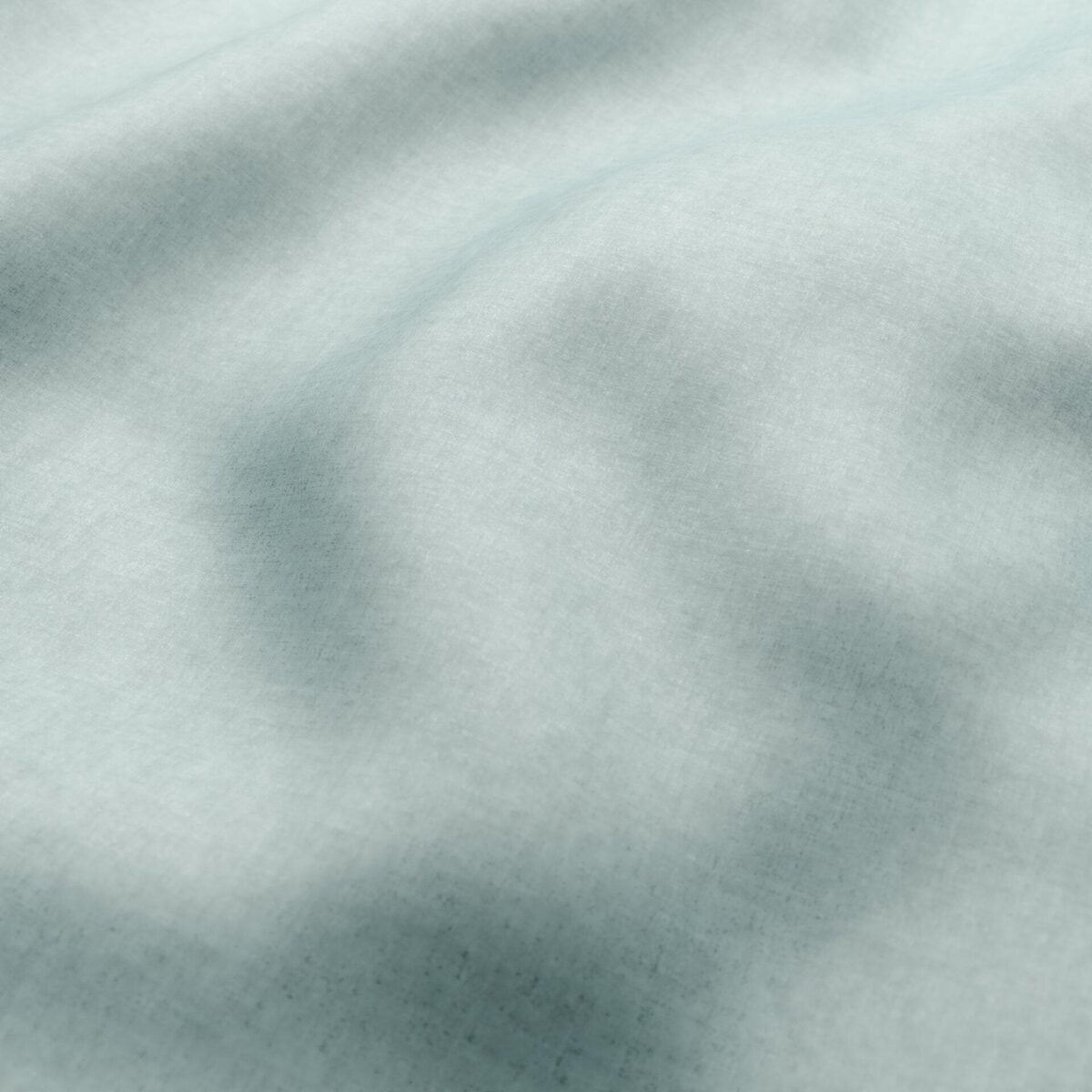 Fiora II Fabric - Spa by green plain velvet-chenille fabric from Wemyss