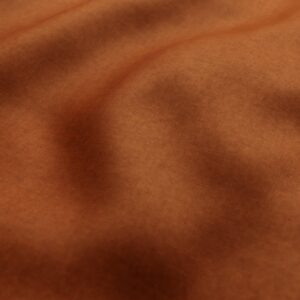 orange plain velvet-chenille fabric from Wemyss