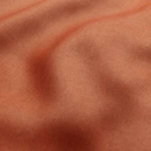 orange plain velvet-chenille fabric from Wemyss