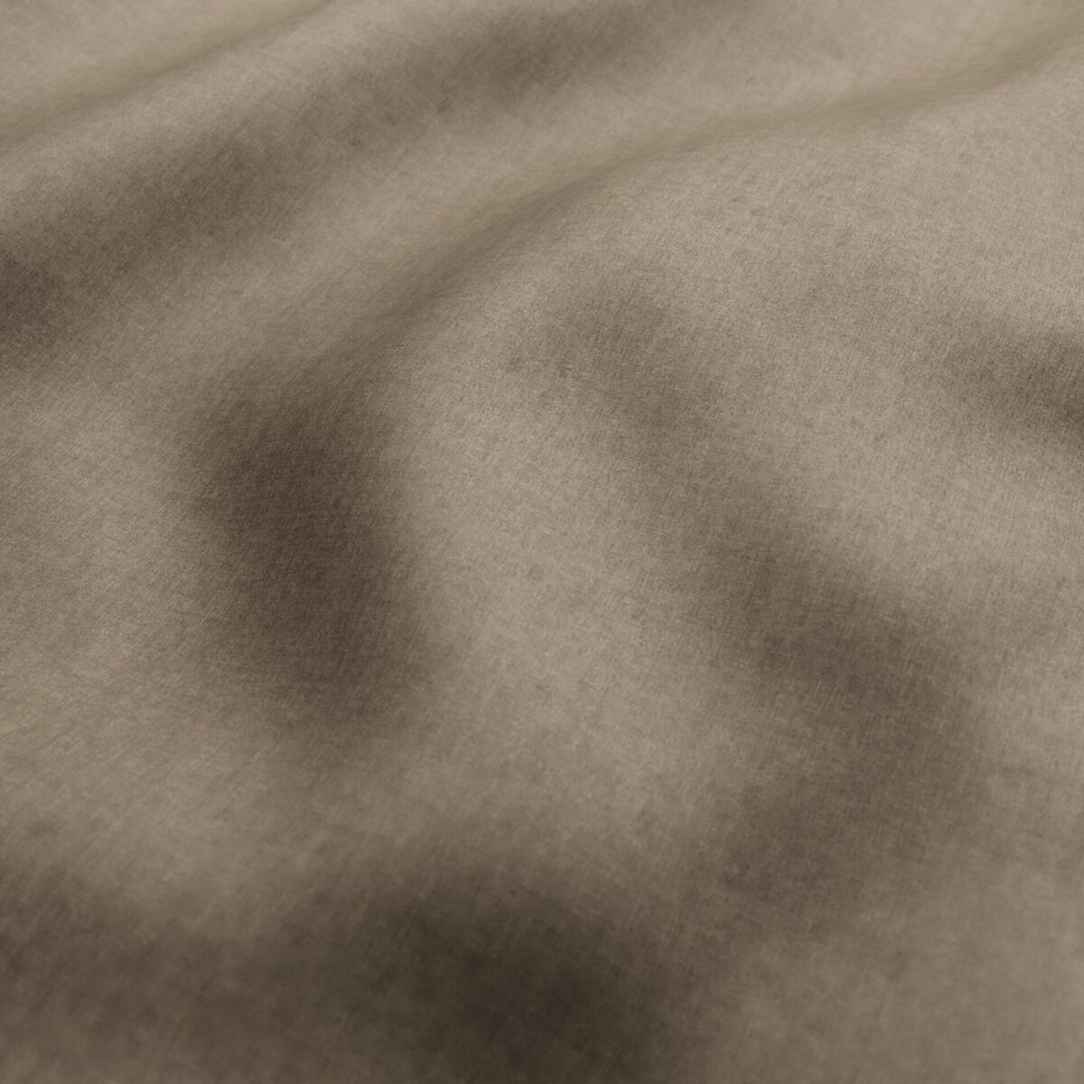 Fiora II Fabric - Driftwood by brown plain velvet-chenille fabric from Wemyss