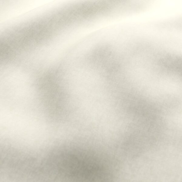 Fiora II Fabric - Dove by white plain velvet-chenille fabric from Wemyss