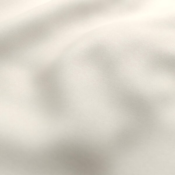 Amur Fabric - Pearl by white plain woven fabric from Wemyss