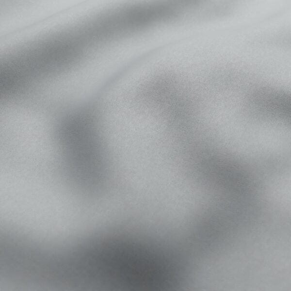 Amur Fabric - Mid Grey by black-grey plain woven fabric from Wemyss