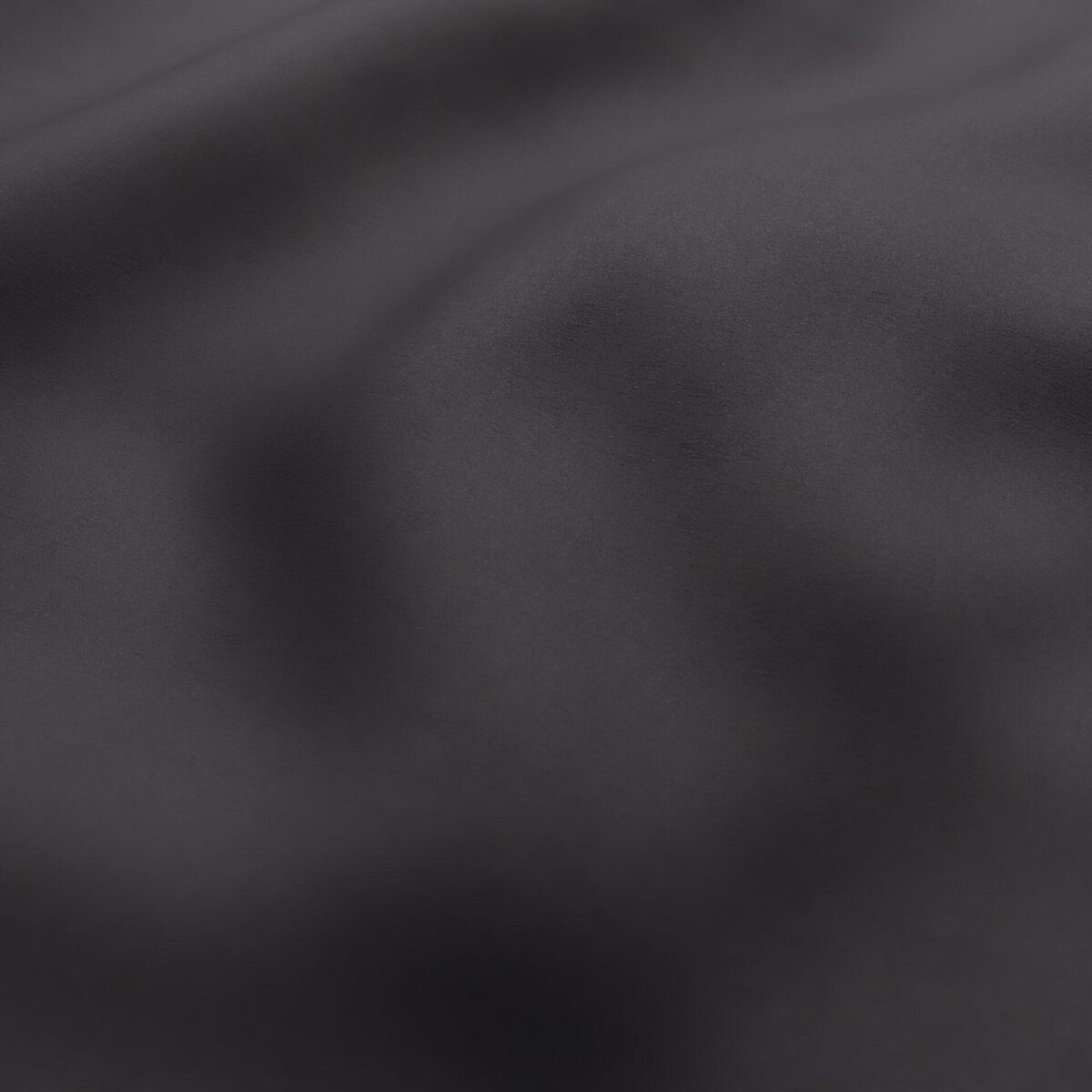 Amur Fabric - Crow by black-grey plain woven fabric from Wemyss