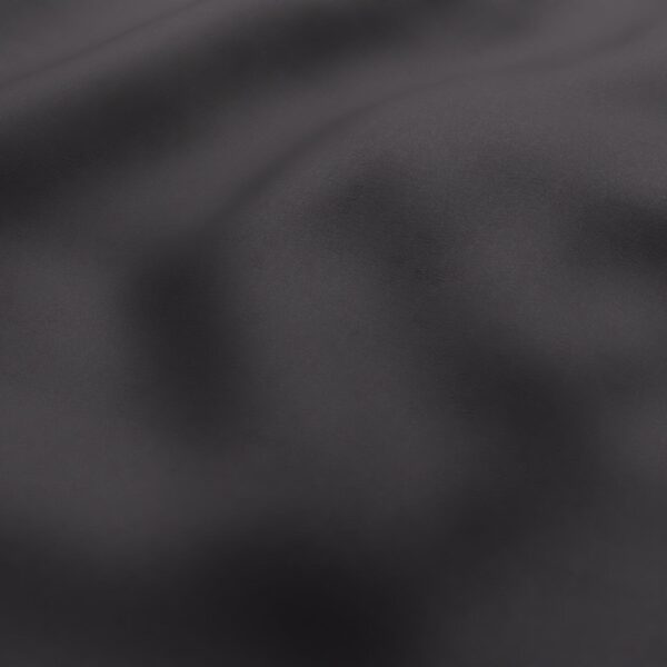 Amur Fabric - Crow by black-grey plain woven fabric from Wemyss