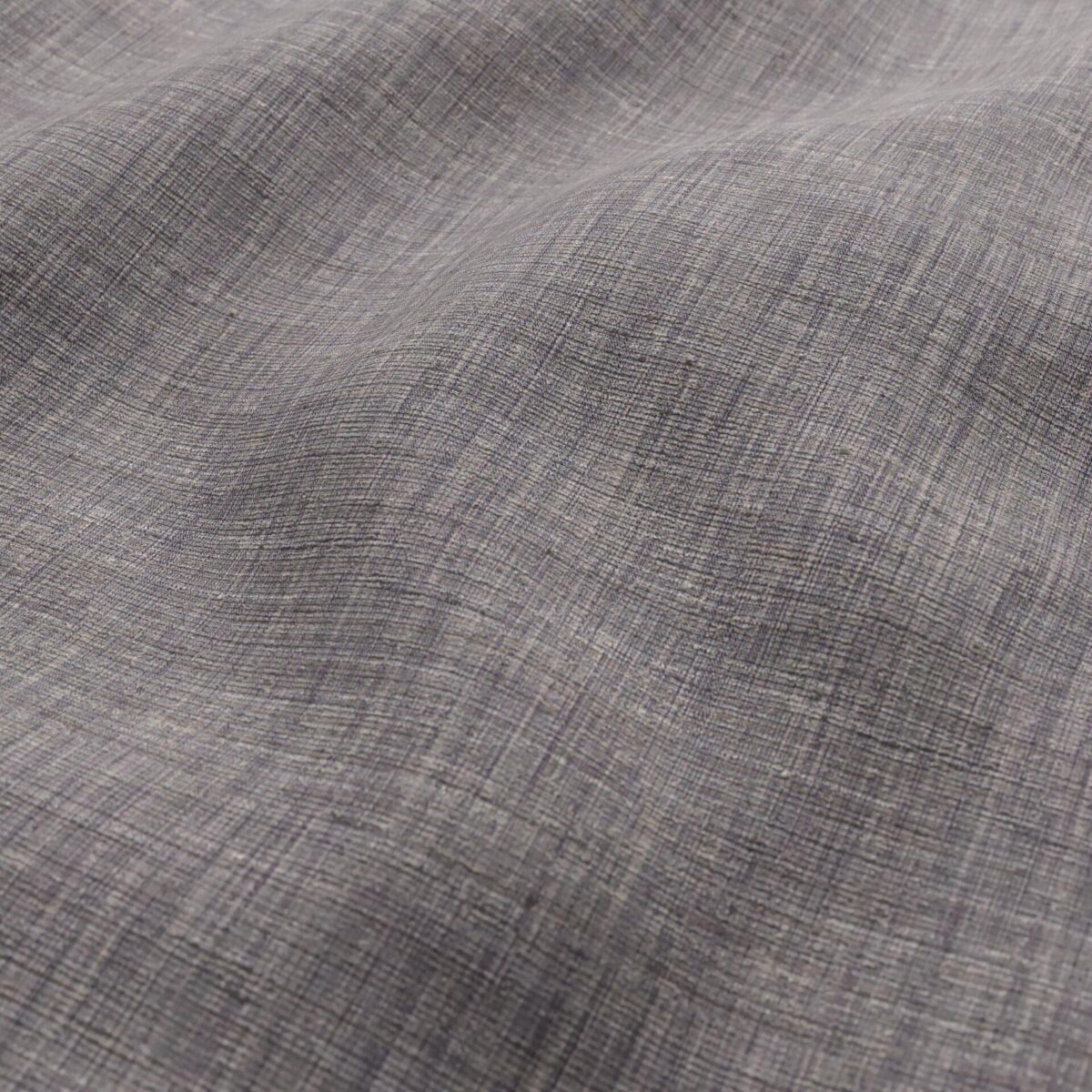 Yangtze Fabric - Pigeon by black-grey plain woven fabric from Wemyss