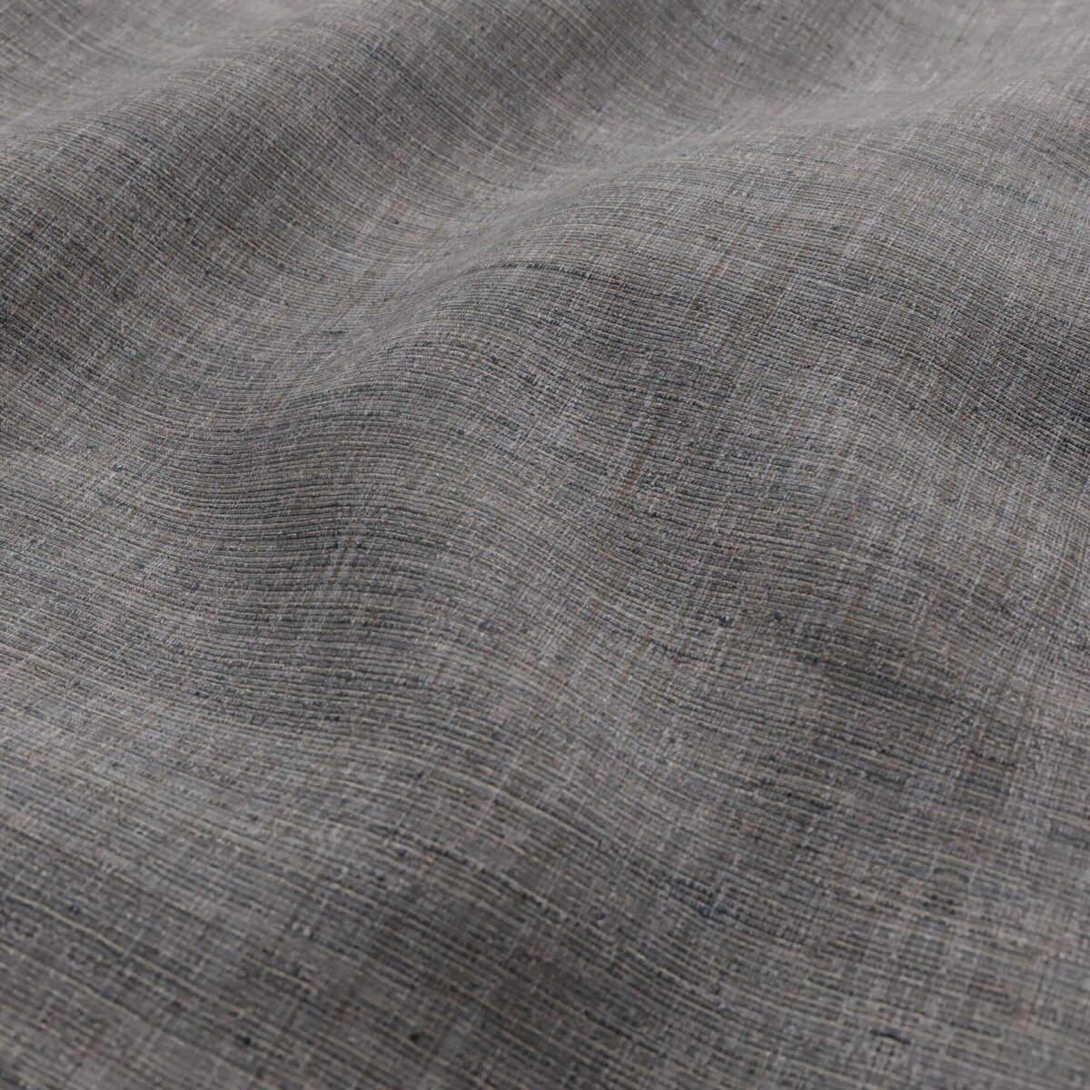 Yangtze Fabric - Rock by black-grey plain woven fabric from Wemyss