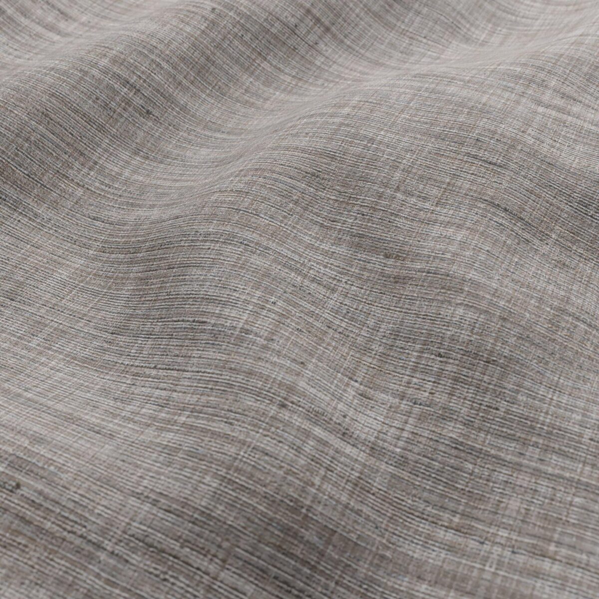 Yangtze Fabric - Feather Grey by black-grey plain woven fabric from Wemyss