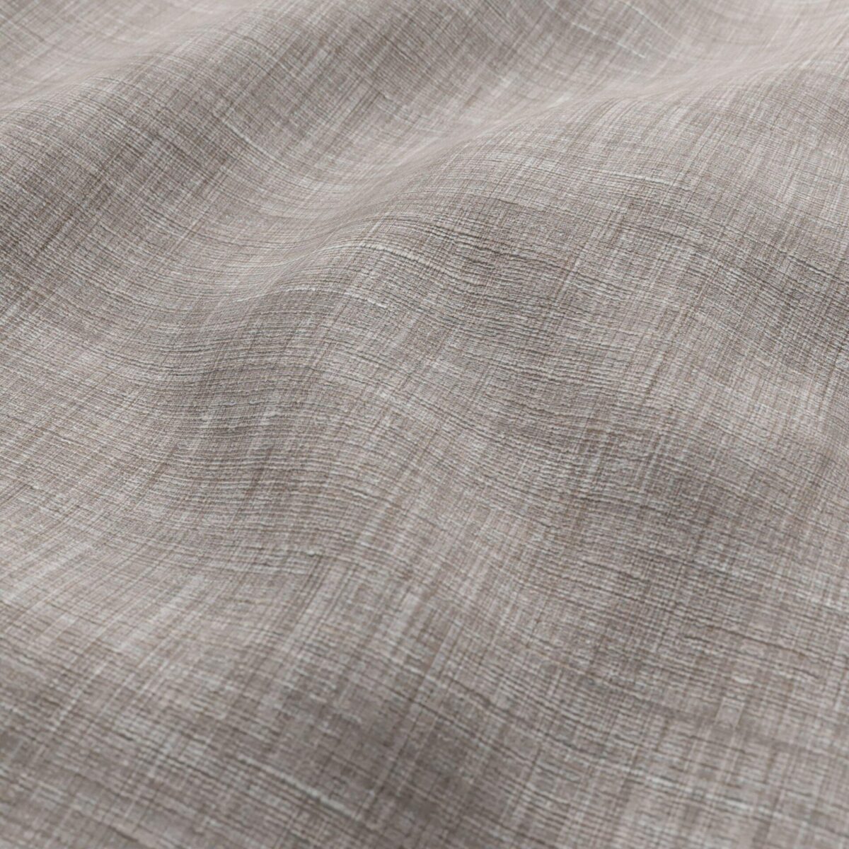 Yangtze Fabric - Greige by black-grey plain woven fabric from Wemyss