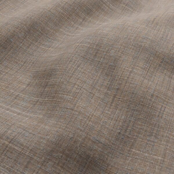 Yangtze Fabric - Penny by brown plain woven fabric from Wemyss
