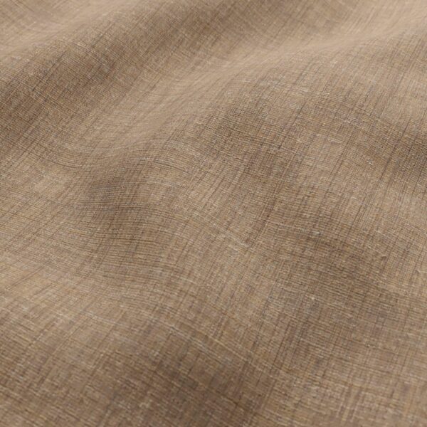 Yangtze Fabric - Brown Sugar by brown plain woven fabric from Wemyss