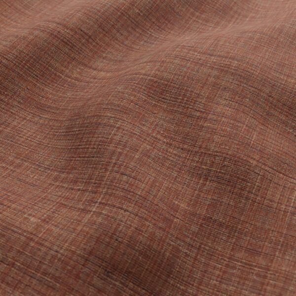 Yangtze Fabric - Lava by orange plain woven fabric from Wemyss