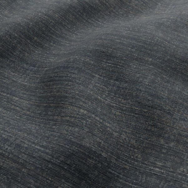 Yangtze Fabric - Soot by black-grey plain woven fabric from Wemyss