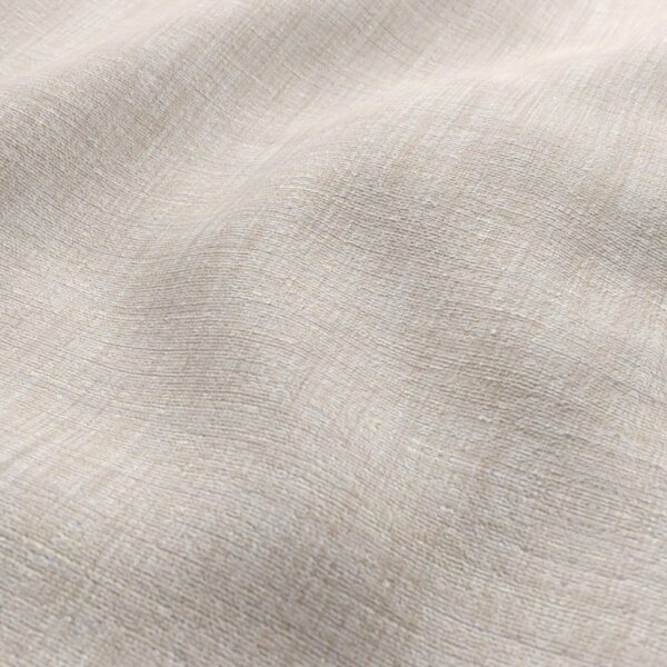 Yangtze Fabric - Ivory by white plain woven fabric from Wemyss
