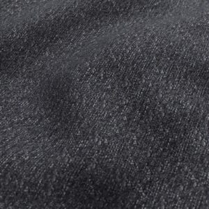 black-grey plain velvet-chenille fabric from Wemyss
