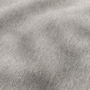 black-grey plain velvet-chenille fabric from Wemyss