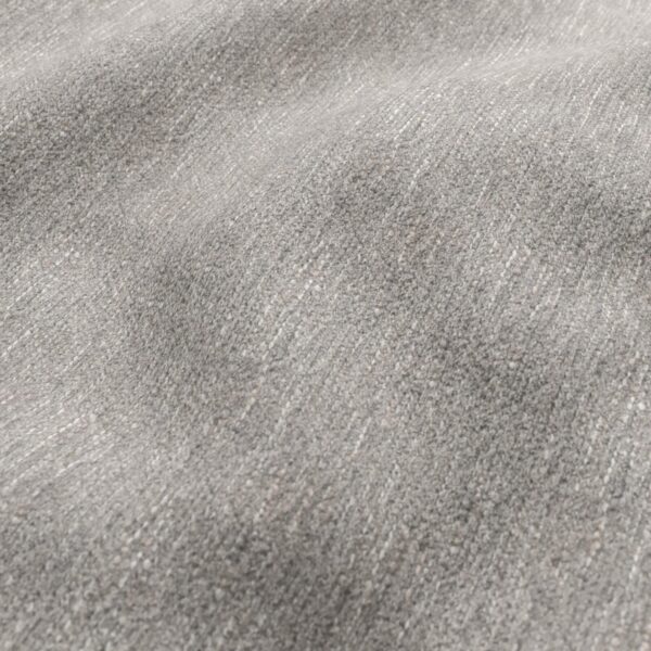 Brunswick Fabric - Cloud by black-grey plain velvet-chenille fabric from Wemyss