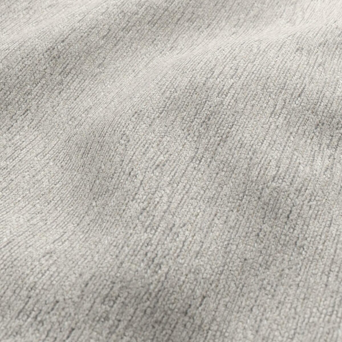 Brunswick Fabric - Dove by black-grey plain velvet-chenille fabric from Wemyss