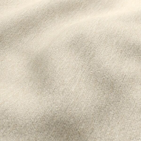 white plain velvet-chenille fabric from Wemyss