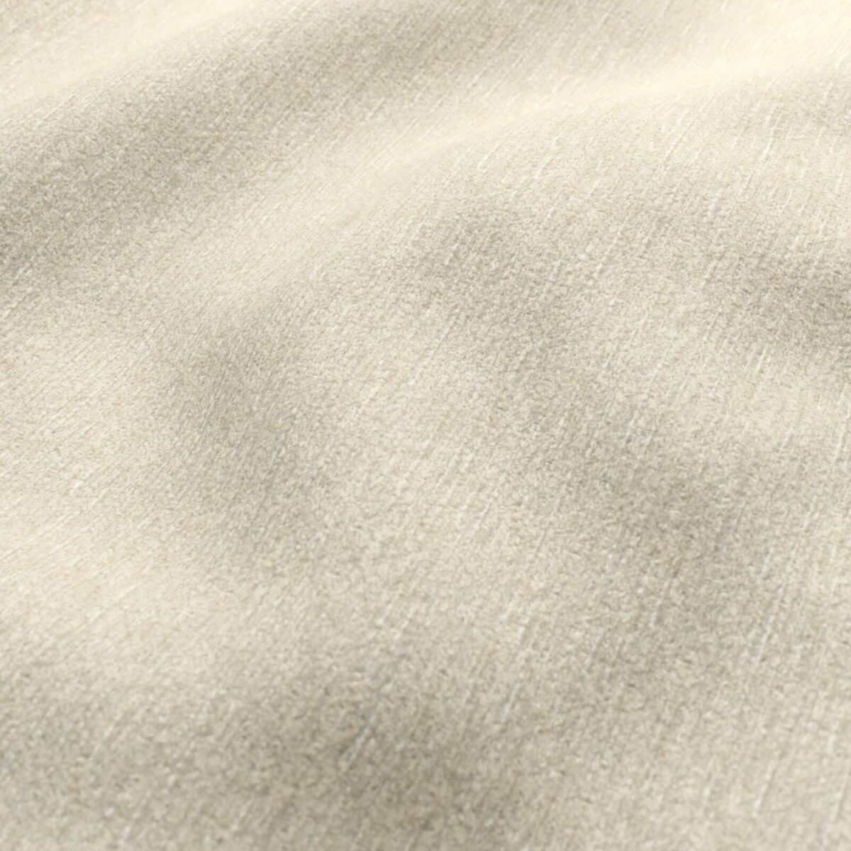 Brunswick Fabric - Vanilla by white plain velvet-chenille fabric from Wemyss