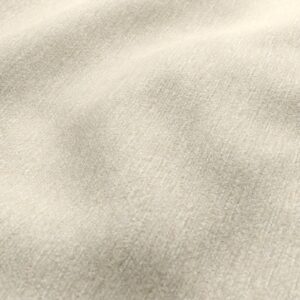 white plain velvet-chenille fabric from Wemyss