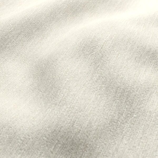 white plain velvet-chenille fabric from Wemyss